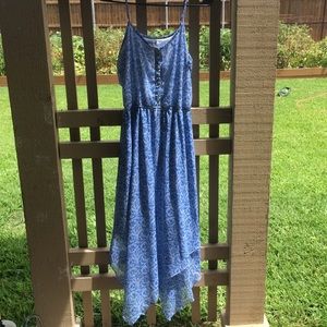 Blue summer beach dress